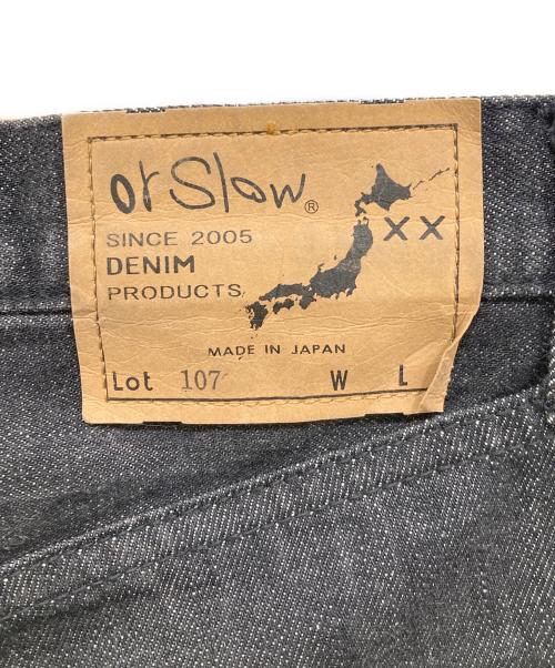 orSlow（オアスロウ）orSlow (オアスロウ) 107デニムパンツ ブラック サイズ:Lの古着・服飾アイテム