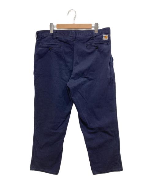 CarHartt（カーハート）CarHartt (カーハート) タックパンツ ネイビー サイズ:96cm (W38)の古着・服飾アイテム