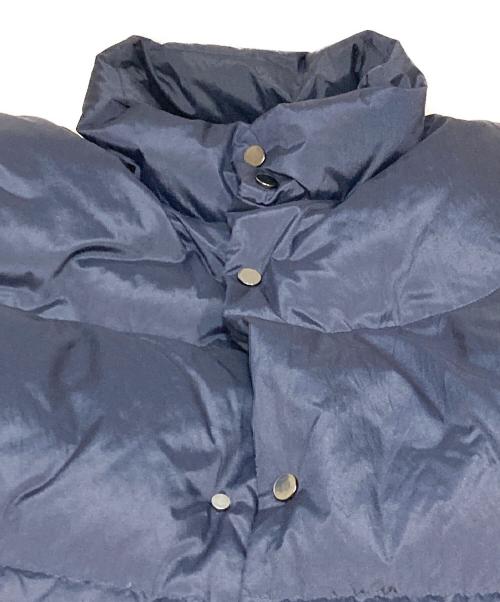 URU（ウル）URU (ウル) シルクダウンベスト ネイビー サイズ:SIZE3（L)の古着・服飾アイテム