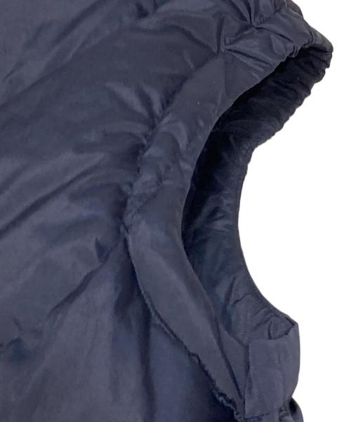 URU（ウル）URU (ウル) シルクダウンベスト ネイビー サイズ:SIZE3（L)の古着・服飾アイテム