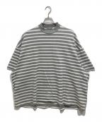 kolor/BEACONカラービーコン）の古着「ボーダーTシャツ」｜グレー