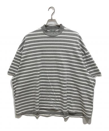 KOLOR beacon カラー　モックネック　ボーダーTシャツ 中古・古着通販】kolor/BEACON (カラービーコン) ボーダーTシャツ