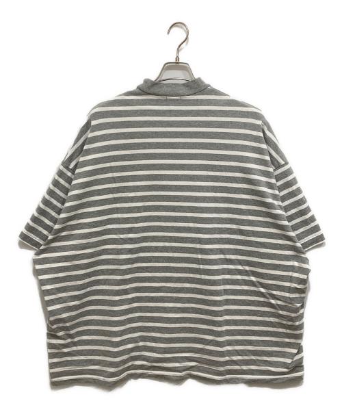 kolor/BEACON（カラービーコン）kolor/BEACON (カラービーコン) ボーダーTシャツ グレー サイズ:Lの古着・服飾アイテム