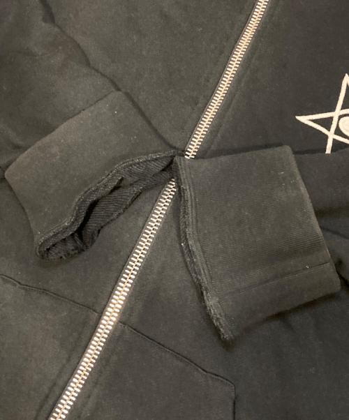 RICK OWENS（リックオウエンス）RICK OWENS (リックオウエンス) Champion (チャンピオン) ジップパーカー ブラック サイズ:Lの古着・服飾アイテム