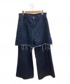 GIDEALジディール）の古着「デニムパンツ」｜ブルー