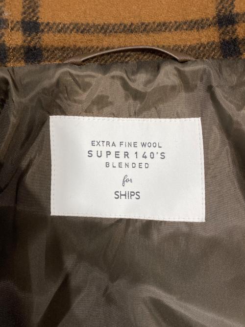 SHIPS（シップス）SHIPS (シップス) メリノウール メルトン ダッフルコート ブラウン サイズ:Sの古着・服飾アイテム
