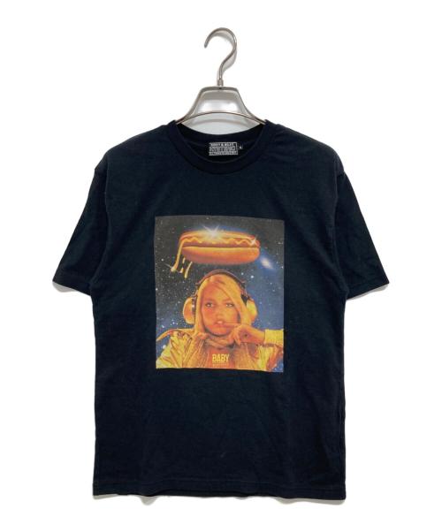 Hysteric Glamour（ヒステリックグラマー）Hysteric Glamour (ヒステリックグラマー) プリントTシャツ ブラック サイズ:Sの古着・服飾アイテム