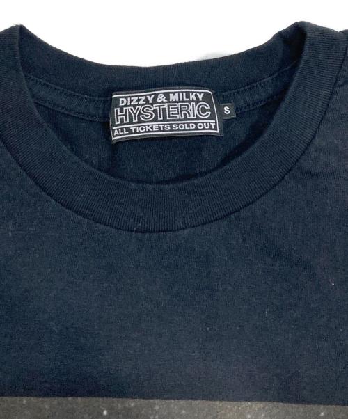 Hysteric Glamour（ヒステリックグラマー）Hysteric Glamour (ヒステリックグラマー) プリントTシャツ ブラック サイズ:Sの古着・服飾アイテム