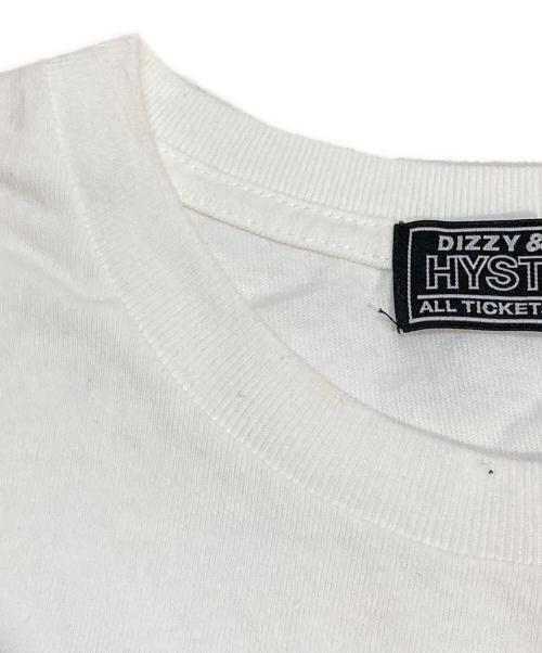 Hysteric Glamour（ヒステリックグラマー）Hysteric Glamour (ヒステリックグラマー) HOT'N'DIRTY 五分丈 Tシャツ ホワイト サイズ:Mの古着・服飾アイテム