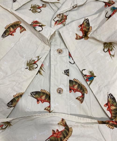 PENDLETON（ペンドルトン）PENDLETON (ペンドルトン) フィッシング柄半袖シャツ カーキ サイズ:Lの古着・服飾アイテム