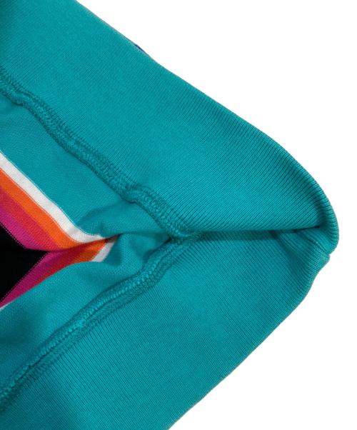 PALACE（パレス）PALACE (パレス) ボーダークルーネックスウェット スカイブルー サイズ:Mの古着・服飾アイテム