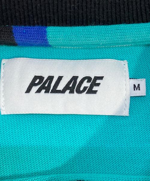 PALACE（パレス）PALACE (パレス) ボーダークルーネックスウェット スカイブルー サイズ:Mの古着・服飾アイテム