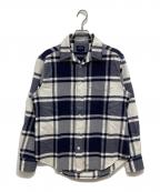 Noahノア）の古着「ネルシャツ」｜ネイビー