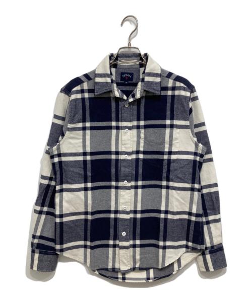 Noah（ノア）Noah (ノア) ネルシャツ ネイビー サイズ:XSの古着・服飾アイテム