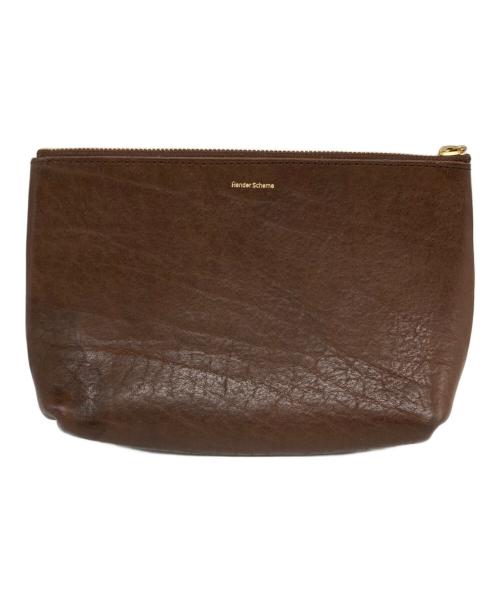 HENDER SCHEME（エンダースキーマ）HENDER SCHEME (エンダースキーマ) pouch M ブラウンの古着・服飾アイテム