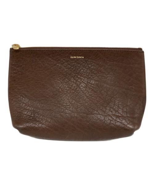 HENDER SCHEME（エンダースキーマ）HENDER SCHEME (エンダースキーマ) pouch M ブラウンの古着・服飾アイテム