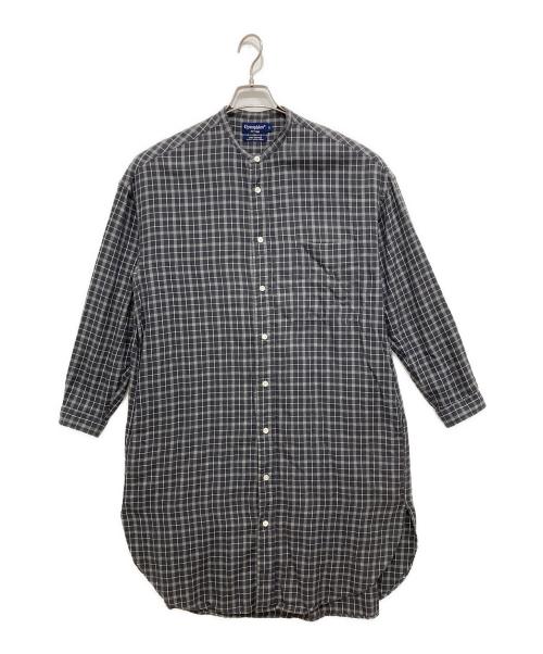 Gymphlex（ジムフレックス）Gymphlex (ジムフレックス) チェックシャツワンピース グレー サイズ:Lの古着・服飾アイテム