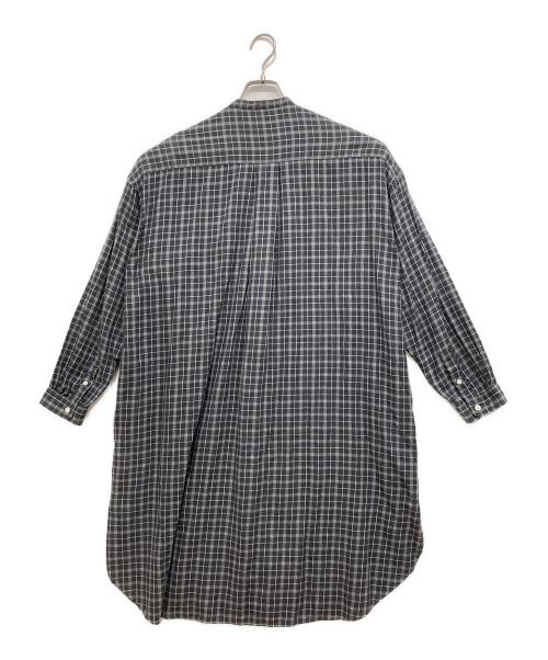 Gymphlex（ジムフレックス）Gymphlex (ジムフレックス) チェックシャツワンピース グレー サイズ:Lの古着・服飾アイテム