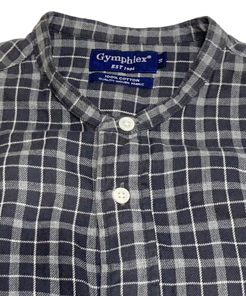 Gymphlex（ジムフレックス）Gymphlex (ジムフレックス) チェックシャツワンピース グレー サイズ:Lの古着・服飾アイテム