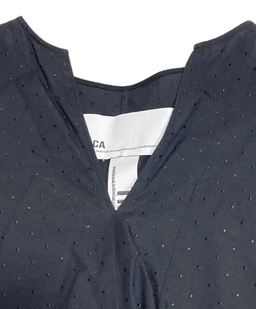 ticca（ティッカ）ticca (ティッカ) ドット柄ワンピース ブラック サイズ:freeの古着・服飾アイテム