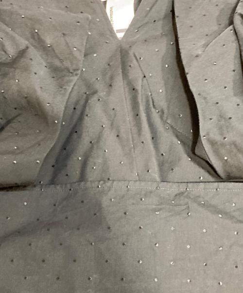 ticca（ティッカ）ticca (ティッカ) ドット柄ワンピース ブラック サイズ:freeの古着・服飾アイテム