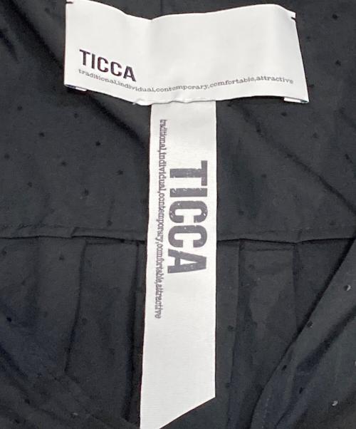 ticca（ティッカ）ticca (ティッカ) ドット柄ワンピース ブラック サイズ:freeの古着・服飾アイテム