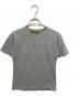 PRADA（プラダ）の古着「スモールロゴTシャツ」｜グレー