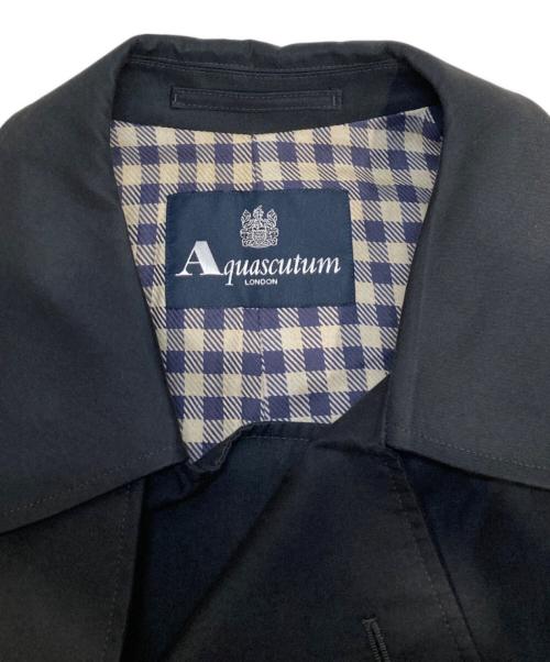 Aquascutum（アクアスキュータム）Aquascutum (アクアスキュータム) トレンチコート ネイビー サイズ:表記なしの古着・服飾アイテム