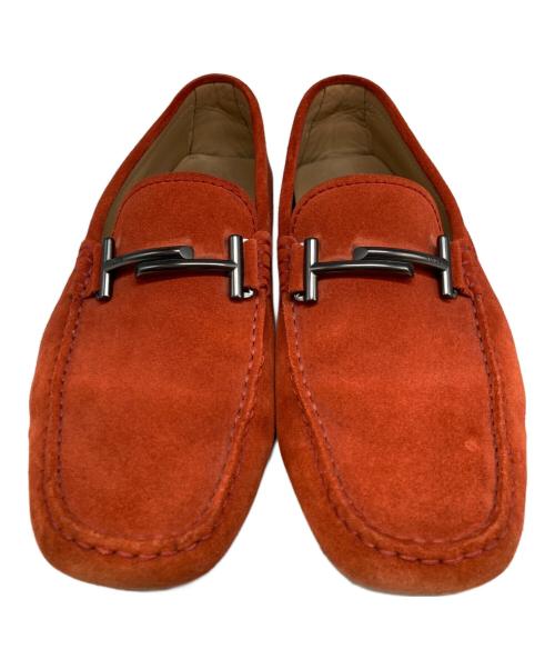 TOD'S（トッズ）TOD'S (トッズ) ドライビングシューズ オレンジ サイズ:7の古着・服飾アイテム