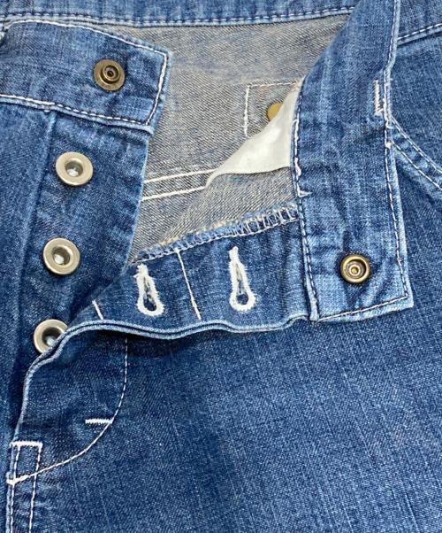 BEAMS BOY（ビームスボーイ）BEAMS BOY (ビームスボーイ) シンチバック ペインターデニム インディゴ サイズ:Sの古着・服飾アイテム