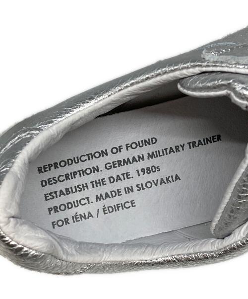 reproduction of found（リプロダクションオブファウンド）reproduction of found (リプロダクションオブファウンド) IENA (イエナ) GERMAN TRAINER シルバー サイズ:24cmの古着・服飾アイテム