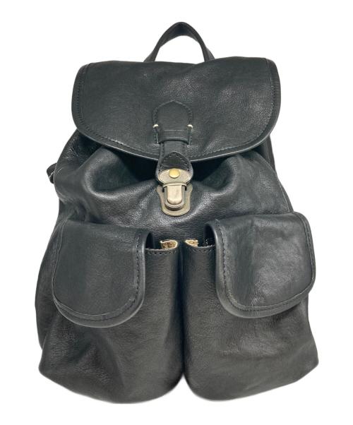 DAKOTA（ダコタ）DAKOTA (ダコタ) レザーリュック ブラックの古着・服飾アイテム