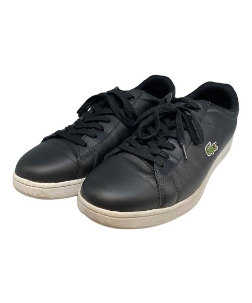 LACOSTE（ラコステ）LACOSTE (ラコステ) ローカットスニーカー ブラック サイズ:27.5cmの古着・服飾アイテム