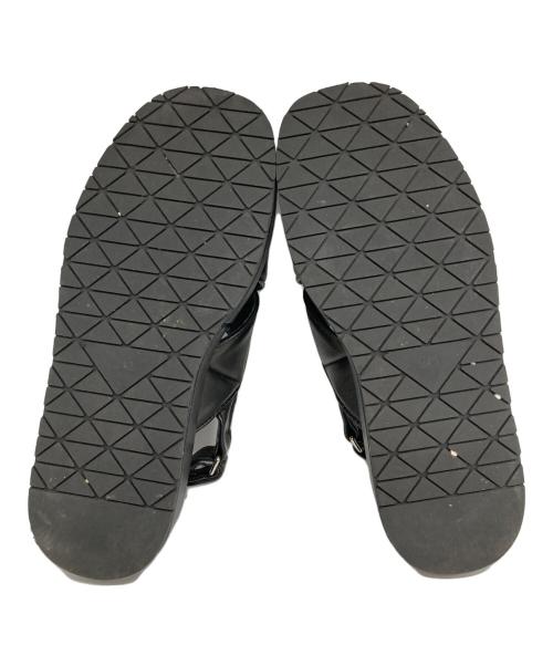 STACCATO（スタッカート）STACCATO (スタッカート) ラップサンダル ブラック サイズ:24cmの古着・服飾アイテム