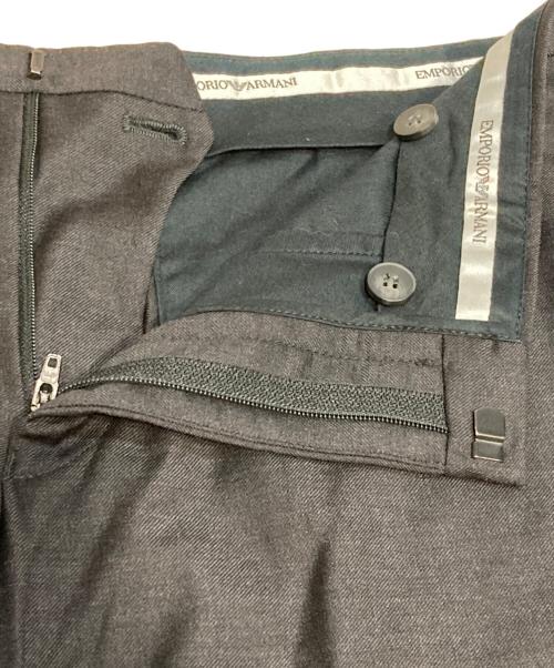 EMPORIO ARMANI（エンポリオアルマーニ）EMPORIO ARMANI (エンポリオアルマーニ) ウールスラックス グレー サイズ:XLの古着・服飾アイテム