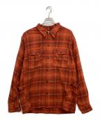 SASSAFRASササフラス）の古着「チェックネルシャツ」｜レッド