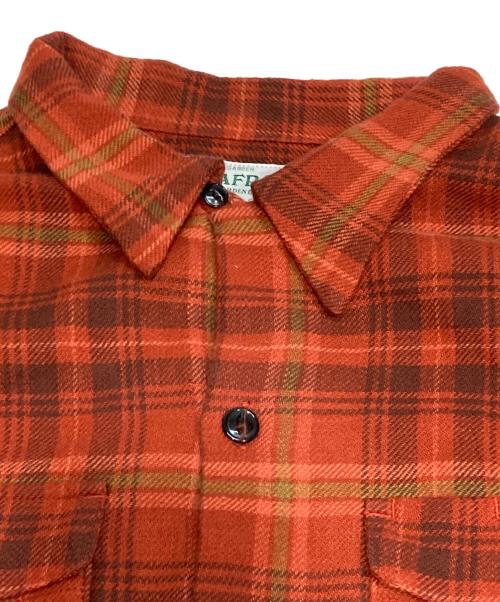 SASSAFRAS（ササフラス）SASSAFRAS (ササフラス) チェックネルシャツ レッド サイズ:XLの古着・服飾アイテム