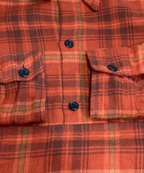 SASSAFRAS（ササフラス）SASSAFRAS (ササフラス) チェックネルシャツ レッド サイズ:XLの古着・服飾アイテム