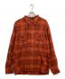 SASSAFRAS（ササフラス）の古着「チェックネルシャツ」｜レッド