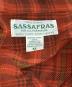中古・古着 SASSAFRAS (ササフラス) チェックネルシャツ レッド サイズ:XL：5000円