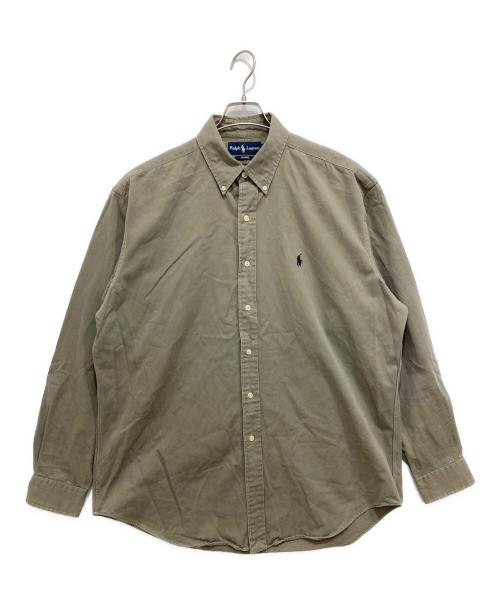 RALPH LAUREN（ラルフローレン）RALPH LAUREN (ラルフローレン) ボタンダウンシャツ カーキ サイズ:Lの古着・服飾アイテム