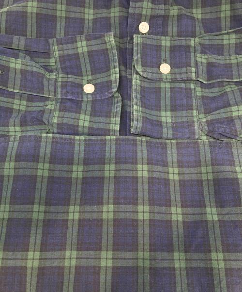 POLO RALPH LAUREN（ポロ・ラルフローレン）POLO RALPH LAUREN (ポロ・ラルフローレン) チェックBDシャツ グリーン×ネイビー サイズ:Mの古着・服飾アイテム
