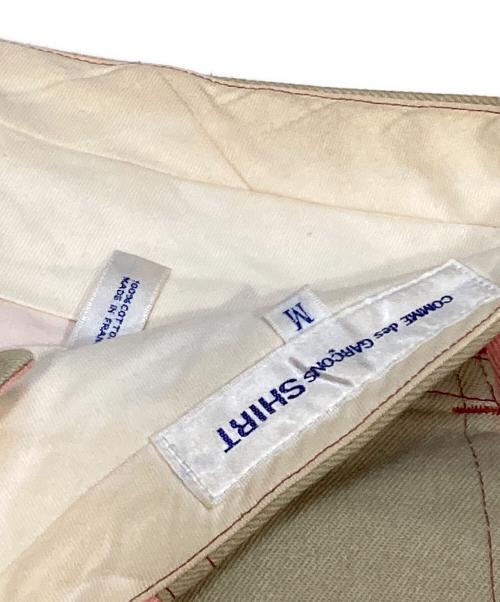 COMME des GARCONS SHIRT（コムデギャルソンシャツ）COMME des GARCONS SHIRT (コムデギャルソンシャツ) パッチワークハーフパンツ レッド サイズ:Mの古着・服飾アイテム