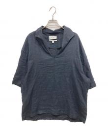 COS（コス）の古着「スキッパーリネンシャツ」｜ネイビー