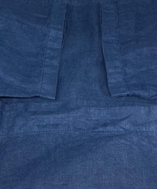 ARMEN（アーメン）ARMEN (アーメン) リネンワンピース ブルー サイズ:Mの古着・服飾アイテム