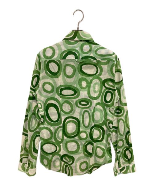 D&G（ディーアンドジー）D&G (ディーアンドジー) 総柄シャツ グリーン サイズ:46(M相当)の古着・服飾アイテム