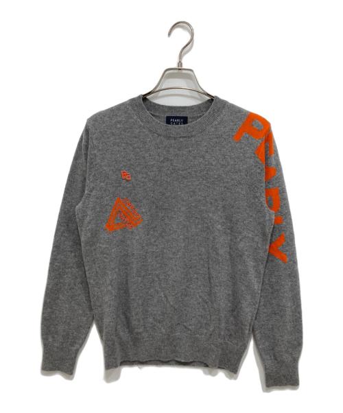 PEARLY GATES（パーリーゲイツ）PEARLY GATES (パーリーゲイツ) カシミヤニット グレー 未使用品の古着・服飾アイテム