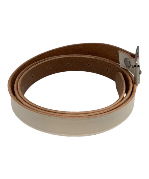 MHL（エムエイチエル）MHL (エムエイチエル) ベルト ホワイトの古着・服飾アイテム