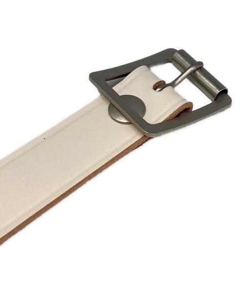 MHL（エムエイチエル）MHL (エムエイチエル) ベルト ホワイトの古着・服飾アイテム