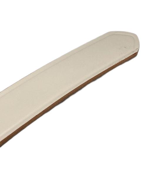 MHL（エムエイチエル）MHL (エムエイチエル) ベルト ホワイトの古着・服飾アイテム